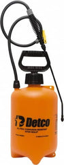 Detco - 2 Gal Chemical Safe Garden Hand Sprayer - Use with Cleaners/Degreasers, Polyethylene Tank, Wide Mouth, Flexible Hose - Americas Industrial Supply