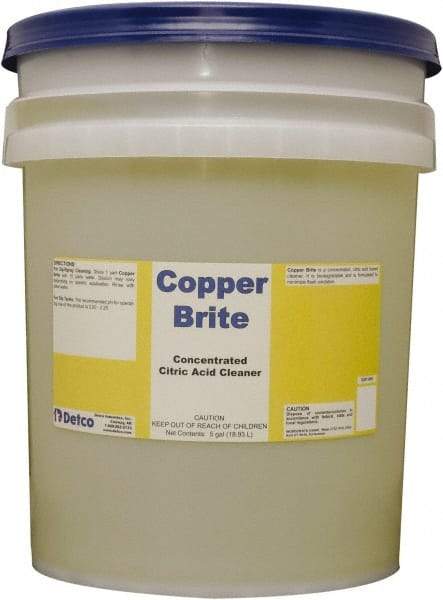 Detco - Liquid Metal Cleaner - Unscented, Pail Container - Americas Industrial Supply