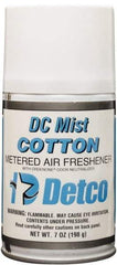 Detco - 7 oz Air Freshener Dispenser Refill - Cotton, Compatible with EQD004 - Americas Industrial Supply