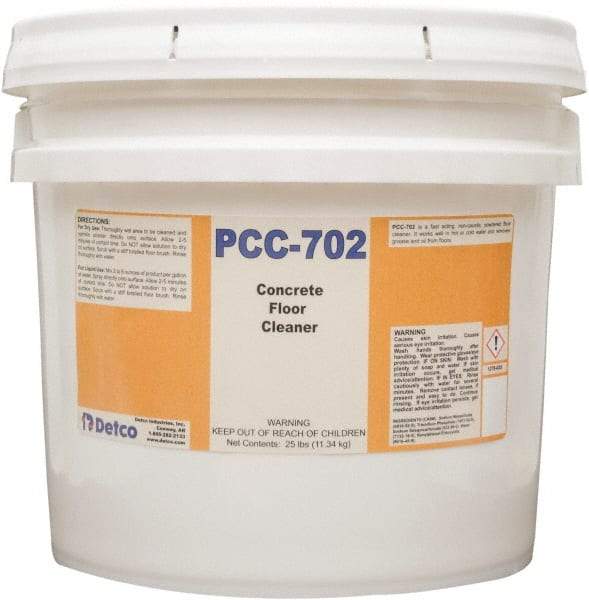 Detco - 25 Lt Pail Cleaner - Use on Concrete - Americas Industrial Supply