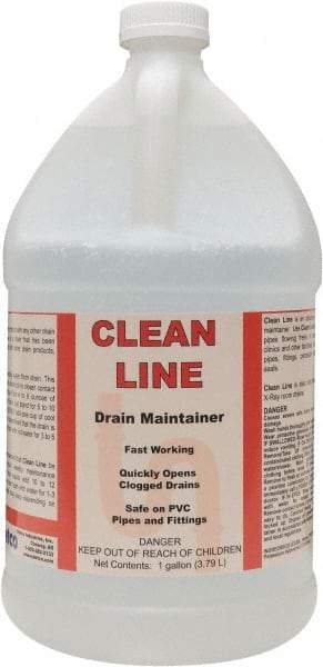 Detco - 1 Gal Liquid Drain Opener - Unscented, Bottle - Americas Industrial Supply