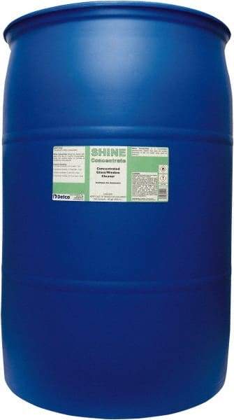 Detco - 55 Gal Drum Unscented Glass Cleaner - Concentrated, Use on Glass - Americas Industrial Supply