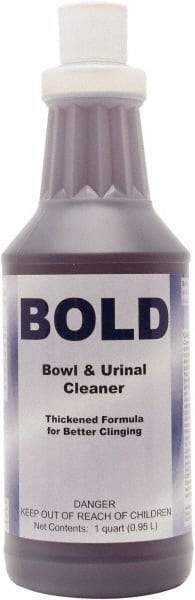 Detco - 32 oz Bottle Liquid Toilet Bowl Cleaner - Unscented Scent, Toilet Bowl - Americas Industrial Supply