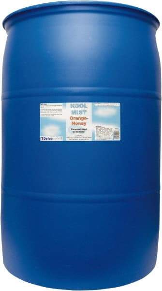 Detco - 55 Gal Drum Deodorizer - Liquid, Orange-Honey Scent, Concentrated, Environmentally Safe - Americas Industrial Supply