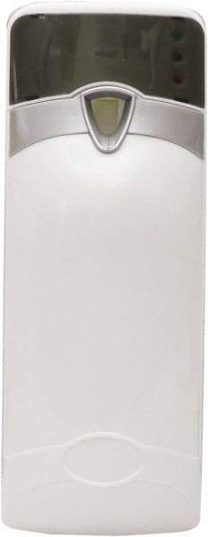 Detco - 0.01 Cu Ft Coverage, White Metered Aerosol Dispenser - D Battery Required - Americas Industrial Supply