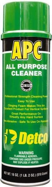 Detco - 20 oz Aerosol All-Purpose Cleaner - Aerosol, Butyl-Based, Lemon - Americas Industrial Supply