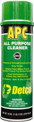 Detco - 20 oz Aerosol All-Purpose Cleaner - Aerosol, Butyl-Based, Lemon - Americas Industrial Supply
