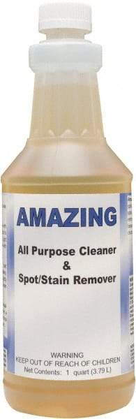 Detco - 32 oz Bottle Spot/Stain Cleaner - Liquid, Butyl-Based, Unscented - Americas Industrial Supply