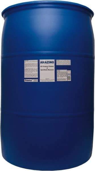 Detco - 55 Gal Drum Spot/Stain Cleaner - Liquid, Butyl-Based, Unscented - Americas Industrial Supply