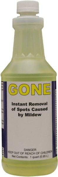 Detco - 32 oz Bottle Mildew Remover - Liquid, Water-Based, Unscented - Americas Industrial Supply