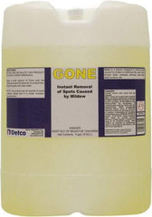 Detco - 5 Gal Drum Mildew Remover - Liquid, Water-Based, Unscented - Americas Industrial Supply