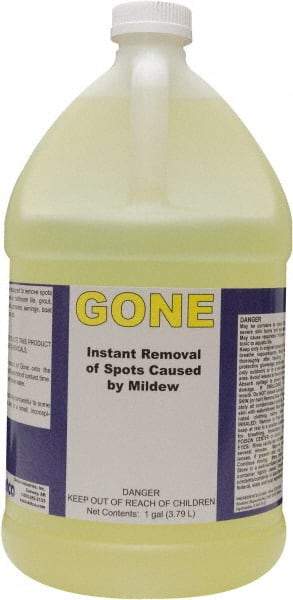 Detco - 1 Gal Bottle Mildew Remover - Liquid, Water-Based, Unscented - Americas Industrial Supply