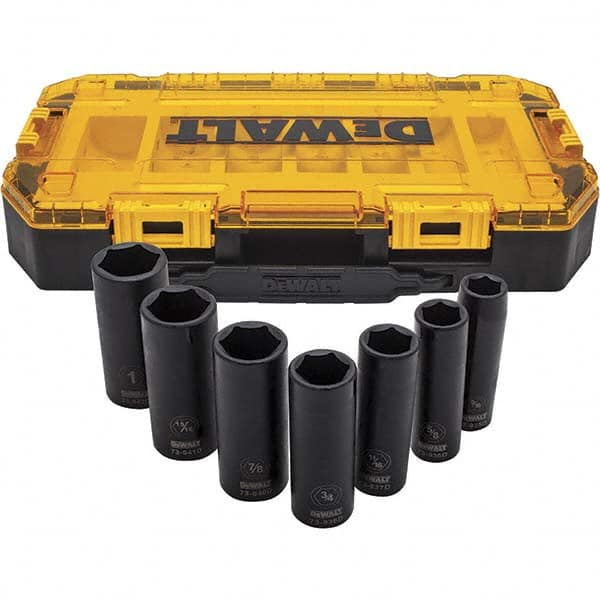 DeWALT - Socket Sets Measurement Type: Inch Drive Size: 1/2 - Americas Industrial Supply
