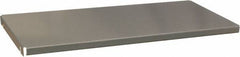 Durham - Gray, Steel, Cabinet Shelf - 59-1/2" Wide x 16-3/8" Deep x 3" High Body - Americas Industrial Supply