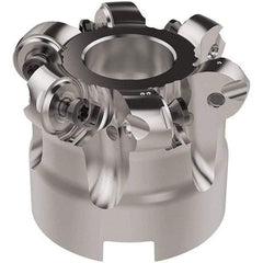 Seco - 50mm Cut Diam, 6mm Max Depth, 22mm Arbor Hole, 6 Inserts, RNMU12.. Insert Style, Indexable Copy Face Mill - R220.28 Cutter Style, 12,500 Max RPM, 40mm High, Through Coolant, Series R220 - Americas Industrial Supply