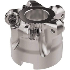 Seco - 50mm Cut Diam, 6mm Max Depth, 22mm Arbor Hole, 5 Inserts, RNMU12.. Insert Style, Indexable Copy Face Mill - R220.28 Cutter Style, 12,500 Max RPM, 40mm High, Through Coolant, Series R220 - Americas Industrial Supply