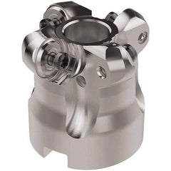 Seco - 40mm Cut Diam, 6mm Max Depth, 16mm Arbor Hole, 4 Inserts, RNMU12.. Insert Style, Indexable Copy Face Mill - R220.28 Cutter Style, 14,000 Max RPM, 40mm High, Through Coolant, Series R220 - Americas Industrial Supply