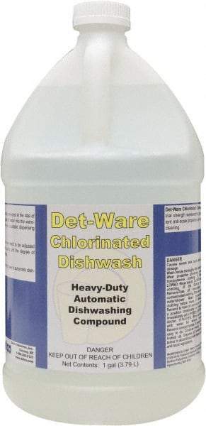 Detco - 1 Gal Bottle Automatic Dishwashing Liquid - Unscented - Americas Industrial Supply