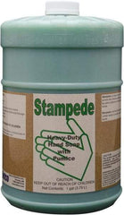 Detco - 1 Gal Bottle Gel Hand Cleaner with Grit - Green, Almond Scent - Americas Industrial Supply
