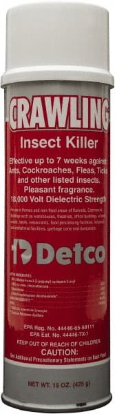 Detco - 20 fl oz Aerosol Crawling Insect Killer - Americas Industrial Supply