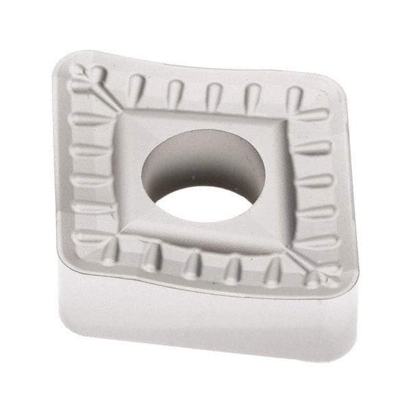 Seco - CNMM644 R4 Grade TP3501 Carbide Turning Insert - Ti(C/N)/Al2O3 Finish, 80° Diamond, 3/4" Inscr Circle, 1/4" Thick, 1/16" Corner Radius - Americas Industrial Supply