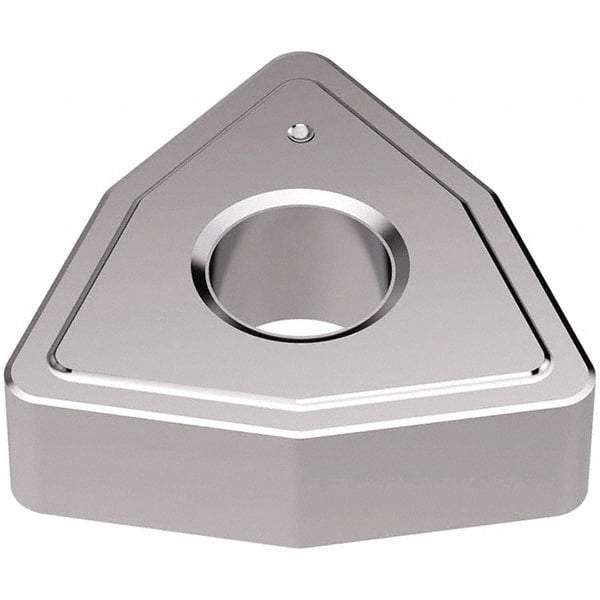 Seco - WNMA432 MR9 Grade TK1501 Carbide Turning Insert - Ti(C/N)/Al2O3 Finish, 80° Trigon, 1/2" Inscr Circle, 3/16" Thick, 1/32" Corner Radius - Americas Industrial Supply