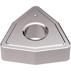 Seco - WNMA432 MR9 Grade TK1501 Carbide Turning Insert - Ti(C/N)/Al2O3 Finish, 80° Trigon, 1/2" Inscr Circle, 3/16" Thick, 1/32" Corner Radius - Americas Industrial Supply