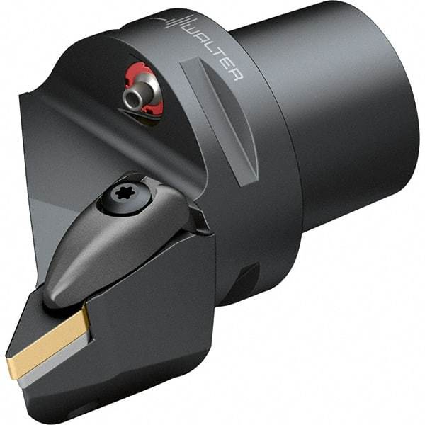 Walter - 93° Lead Angle, Indexable Turning Toolholder - 103mm OAL, Series DVJN-CAPTO-AUSSEN - Americas Industrial Supply