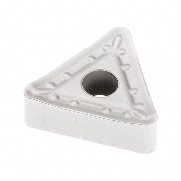 Seco - TNMM432 R4 Grade TP3501 Carbide Turning Insert - TiCN/Al2O3 Finish, 60° Triangle, 1/2" Inscr Circle, 3/16" Thick, 1/32" Corner Radius - Americas Industrial Supply
