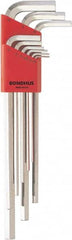 Bondhus - 9 Piece, L-Key Hex Key Set - 1.5 to 10mm Range, Protanium High Torque Steel - Americas Industrial Supply