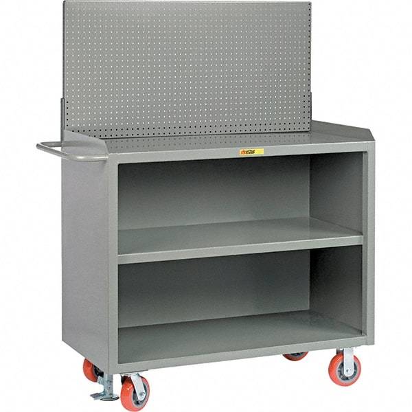 Little Giant - 3,600 Lb Capacity Mobile Service Bench - 53" Wide x 24" Deep x 43" High, Steel, Gray - Americas Industrial Supply