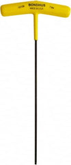 Bondhus - 7/64" Hex, T-Handle, Ball End Hex Key - 7.3" OAL, Protanium High Torque Steel, Inch System of Measurement - Americas Industrial Supply