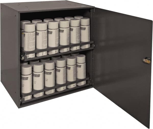 Durham - 2 Drawer, Small Parts Aerosol Cabinet - 22" Deep x 23" Wide x 17" High - Americas Industrial Supply