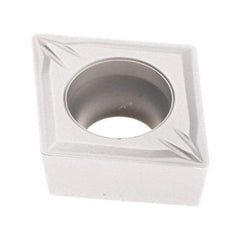Seco - CCMT21.50 MF2 Grade TP3501 Carbide Turning Insert - TiCN/Al2O3 Finish, 80° Diamond, 1/4" Inscr Circle, 3/32" Thick, 0.2mm Corner Radius - Americas Industrial Supply