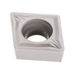 Seco - CCMT21.51 MF2 Grade TP3501 Carbide Turning Insert - TiCN/Al2O3 Finish, 80° Diamond, 1/4" Inscr Circle, 3/32" Thick, 1/64" Corner Radius - Americas Industrial Supply