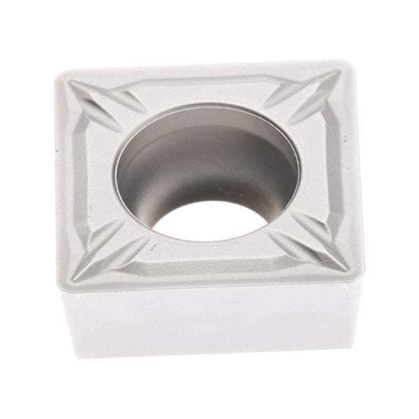 Seco - SCMT32.53 MF2 Grade TP3501 Carbide Turning Insert - TiCN/Al2O3 Finish, 90° Square, 3/8" Inscr Circle, 5/32" Thick, 3/64" Corner Radius - Americas Industrial Supply