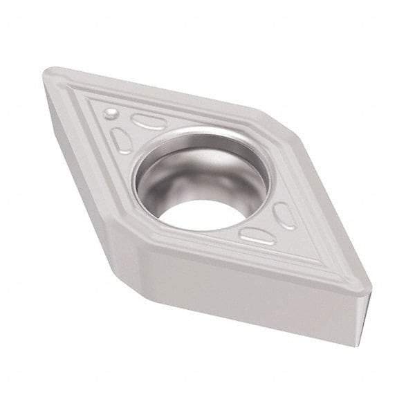 Seco - DCMT21.51 M3 Grade TP3501 Carbide Turning Insert - TiCN/Al2O3 Finish, 55° Diamond, 1/4" Inscr Circle, 3/32" Thick, 1/64" Corner Radius - Americas Industrial Supply