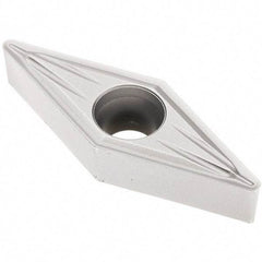 Seco - VBMT331 MF2 Grade TP3501 Carbide Turning Insert - TiCN/Al2O3 Finish, 35° Diamond, 3/8" Inscr Circle, 3/16" Thick, 1/64" Corner Radius - Americas Industrial Supply