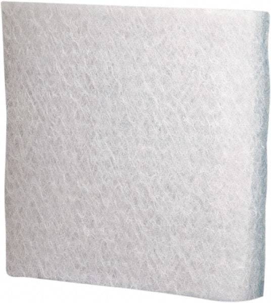 Made in USA - 16" High x 25" Wide x 2" Deep, Fiberglass Air Filter Media Pad - MERV <5, 833 CFM, >20% Capture Efficiency, 300 Max FPM, 180°F Max, Use with Any Unit - Americas Industrial Supply