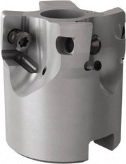 Seco - 4 Inserts, 40mm Cut Diam, 16mm Arbor Diam, 18mm Max Depth of Cut, Indexable Square-Shoulder Face Mill - 90° Lead Angle, 40mm High, XOMX18.. & XOEX18.. Insert Compatibility, Through Coolant, Series Turbo 18 - Americas Industrial Supply