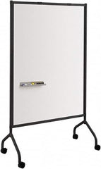 Safco - 72" High x 42" Wide Magnetic Wet/Dry Erase - Steel, 21-1/2" Deep, Includes Magnetic Accessory Tray, Dry Erase Markers, Eraser & Easel Pad Hooks - Americas Industrial Supply