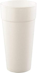 DART - Drink Foam Cups, Hot/Cold, 24 oz, 25/Bag, 20 Bags/Carton - White - Americas Industrial Supply