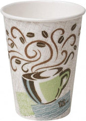 Dixie - PerfecTouch Hot Cups, Paper, 8 oz, 50/Pack - Coffee Dreams Design - Americas Industrial Supply