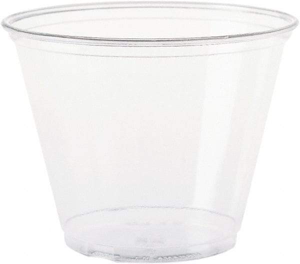 Solo - Ultra Clear Cups, Squat, 9 oz, PET, 50/Bag, 1000/Carton - Clear - Americas Industrial Supply