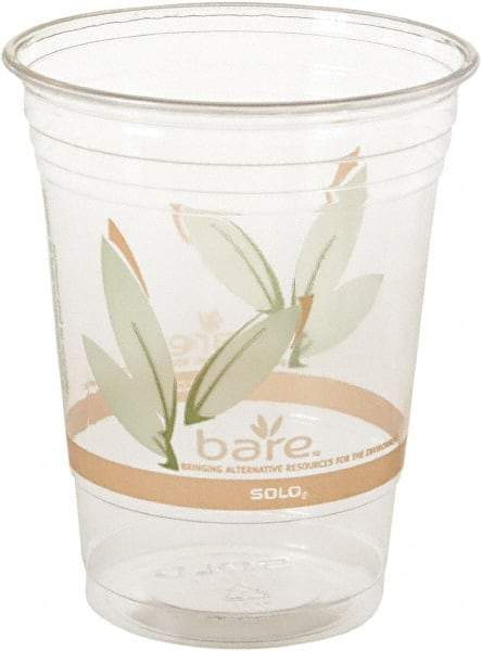 Solo - Bare Eco-Forward RPET Cold Cups, 16-18 oz, Clear, 50/Pack, 1000/Carton - Clear - Americas Industrial Supply