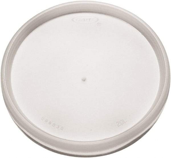 DART - Plastic Lids, for 8, 12, 16 oz Hot/Cold Foam Cups, Vented, 1000/Carton - Translucent - Americas Industrial Supply