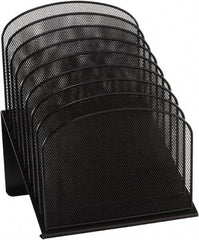 Safco - Black Document Organizer - Steel, Mesh - Americas Industrial Supply