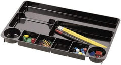 UNIVERSAL - Black Drawer Organizer - Plastic - Americas Industrial Supply