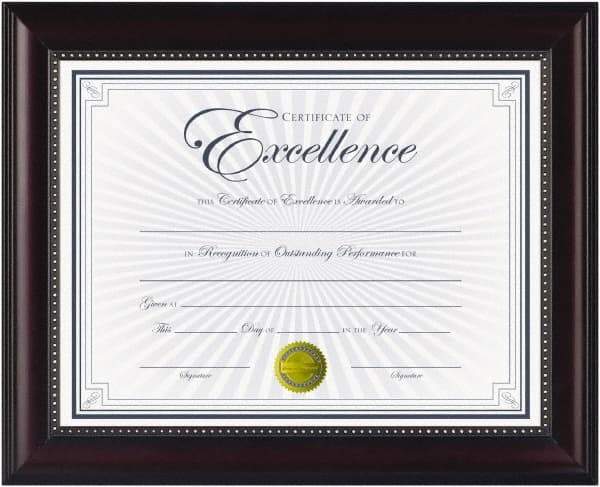 Dax - Rosewood Document Holders-Certificate/Document - 11" High x 8-1/2" Wide - Americas Industrial Supply