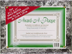 Nudell - Black Marble Document Holders-Certificate/Document - 11" High x 8-1/2" Wide - Americas Industrial Supply